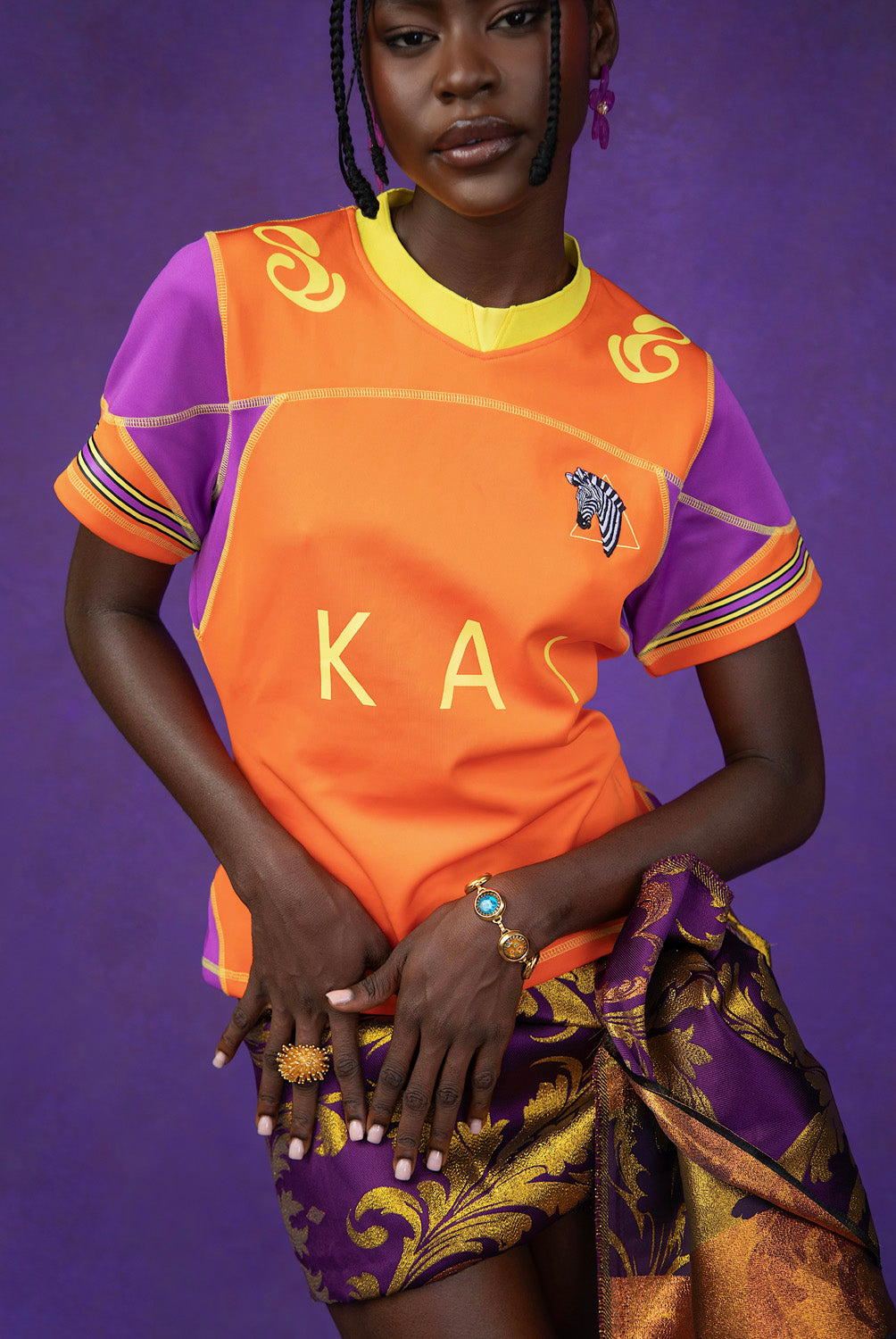 Kaida Football Jerseys - Orange