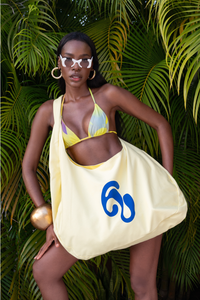 London Canvas Tote - Yellow