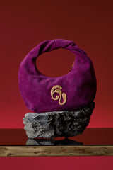 Little London Suede Mini Handbag - Purple