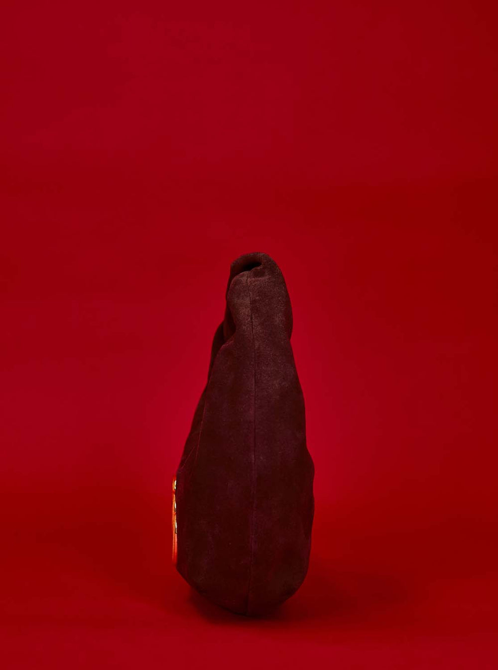 Little London Suede Mini Handbag - Chocolate Brown