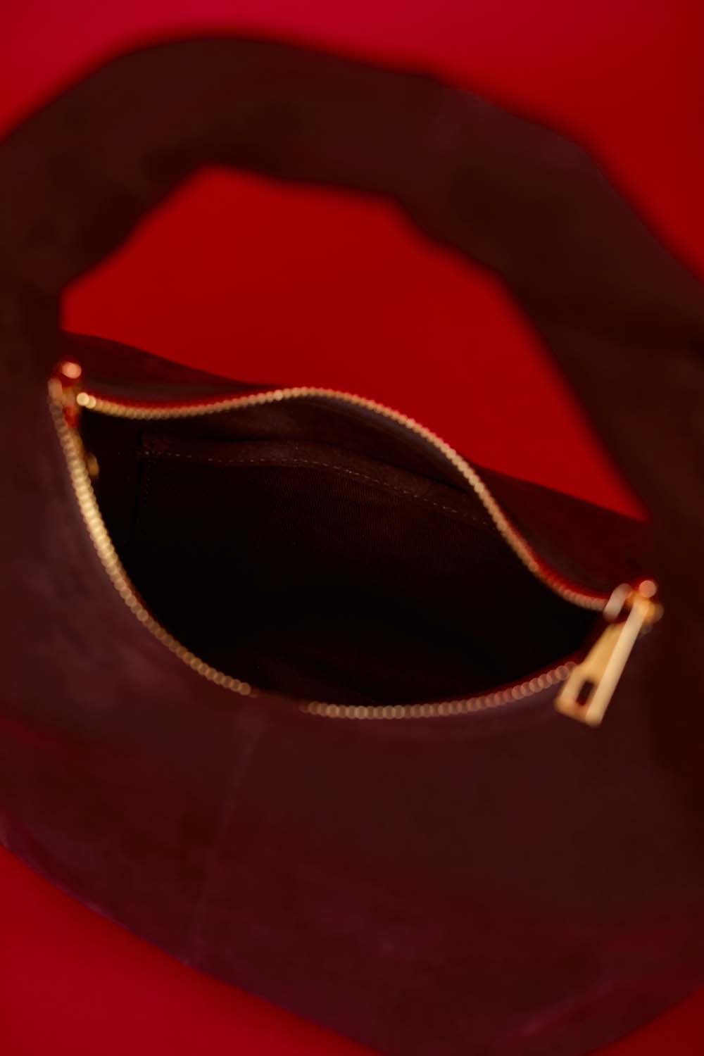 Little London Suede Mini Handbag - Chocolate Brown