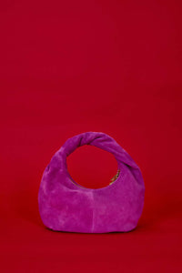 Little London Suede Mini Handbag - Purple