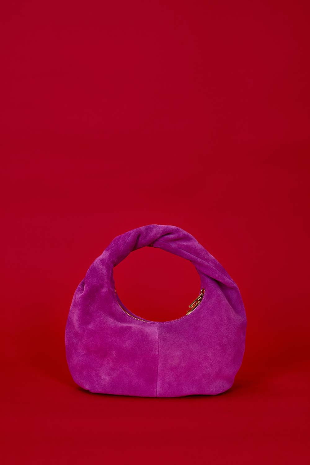 Little London Suede Mini Handbag - Purple