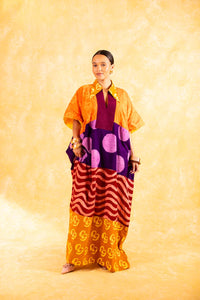 KAI x DYE LAB Agbada - Orange