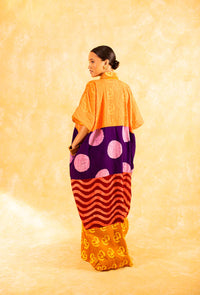 KAI x DYE LAB Agbada - Orange