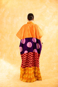 KAI x DYE LAB Agbada - Orange