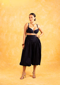 Ayra Logo Bralette - Denim