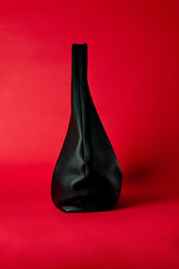 London Togo Leather Maxi Handbag - Black