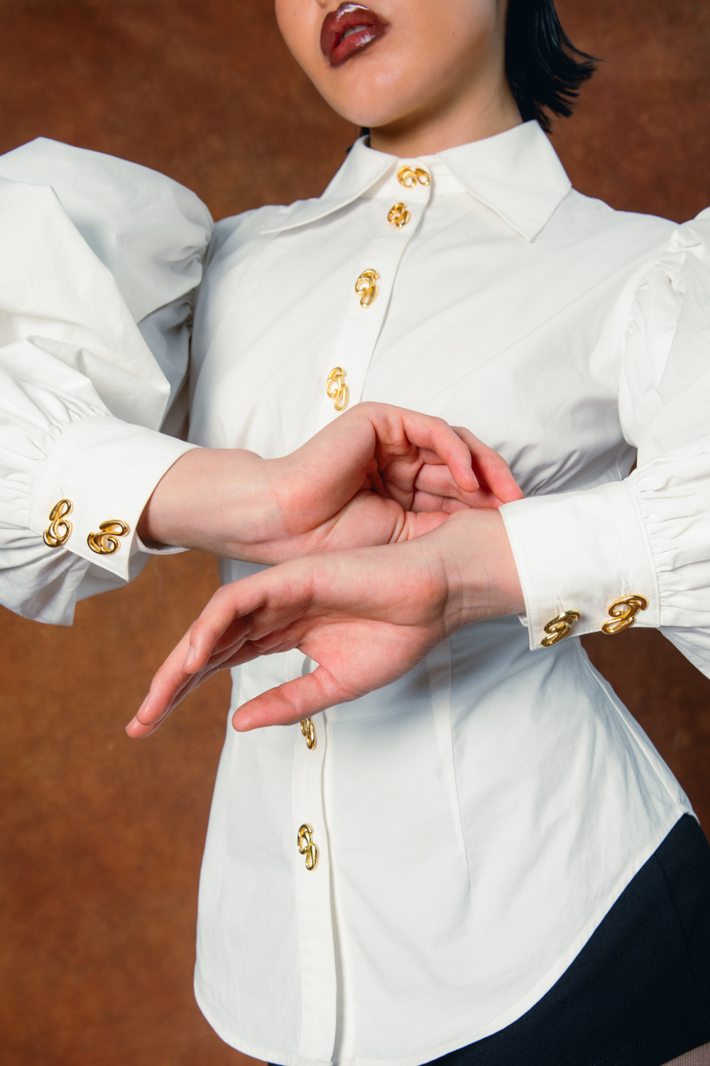 Sloane Sculpted Cotton Shirt - White