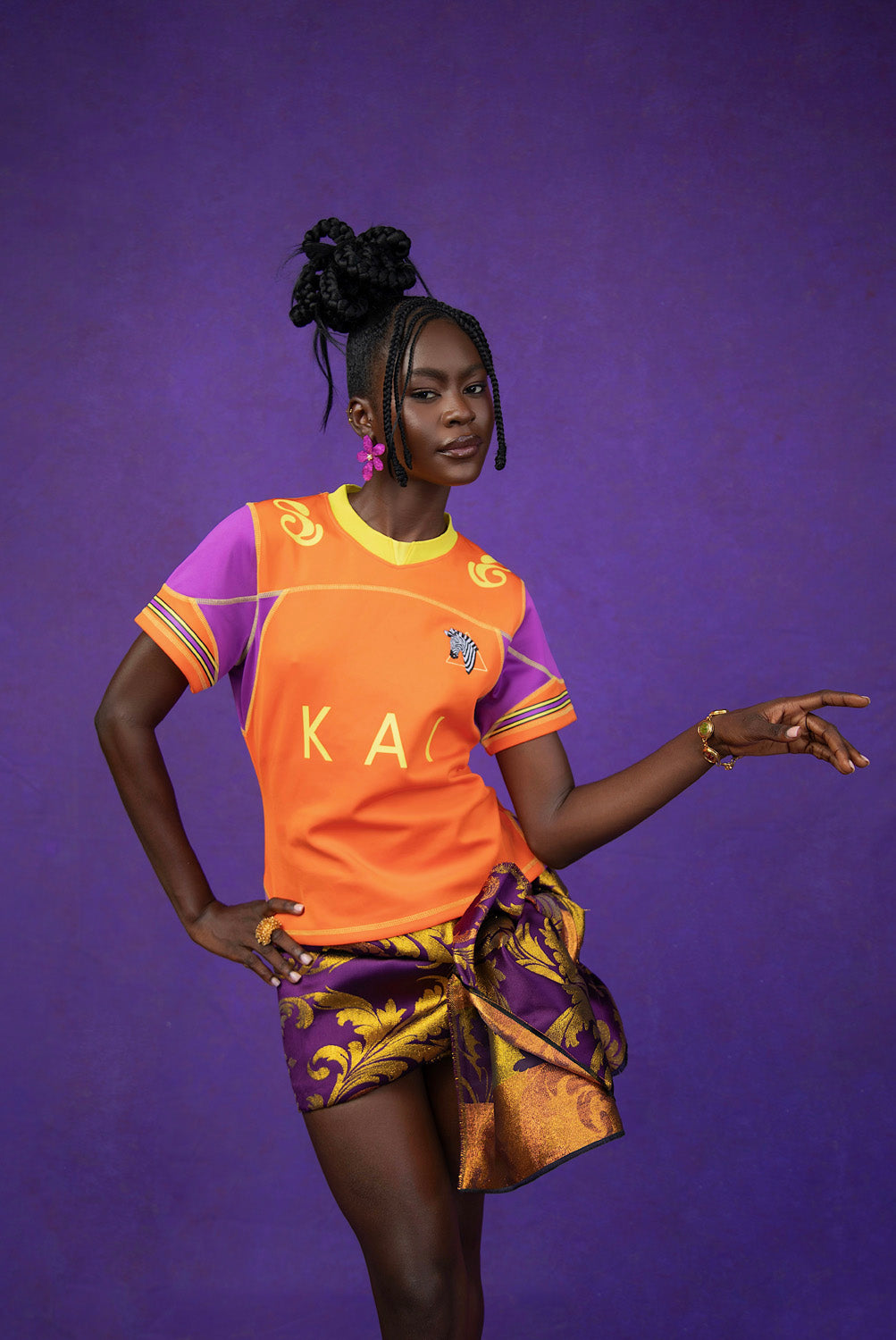 Kaida Football Jerseys - Orange