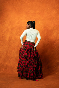 Nao Cotton Logo Embroidered Long Sleeve Top - White