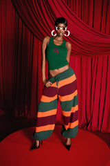 Rafa Striped Parachute Trousers