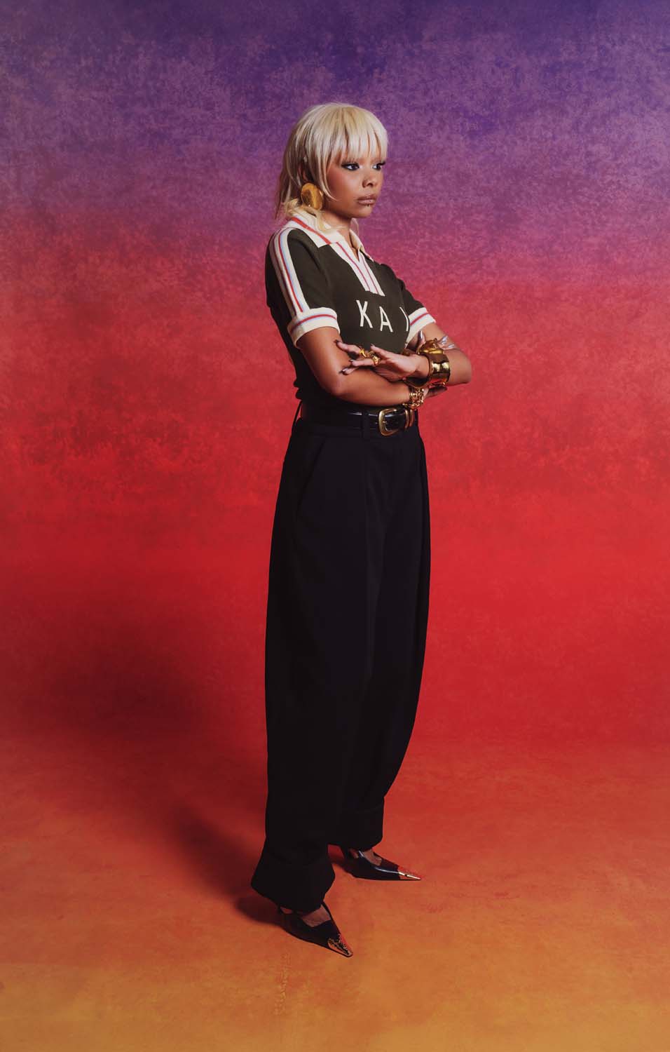 Mita Vintage Style Knitted Logo Jersey - Khaki