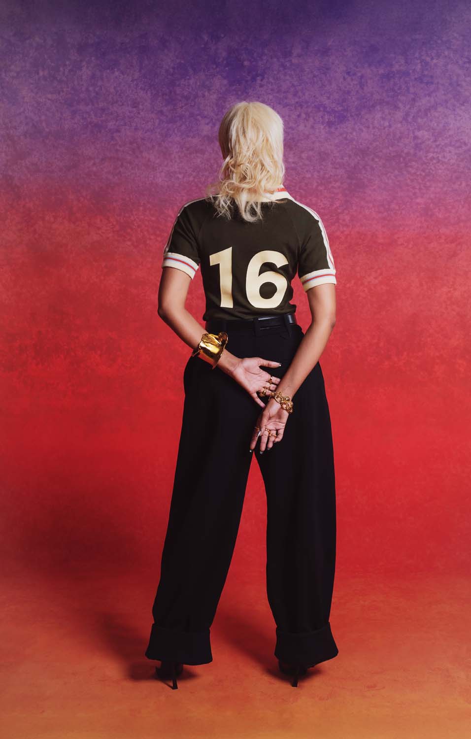 Mita Vintage Style Knitted Logo Jersey - Khaki