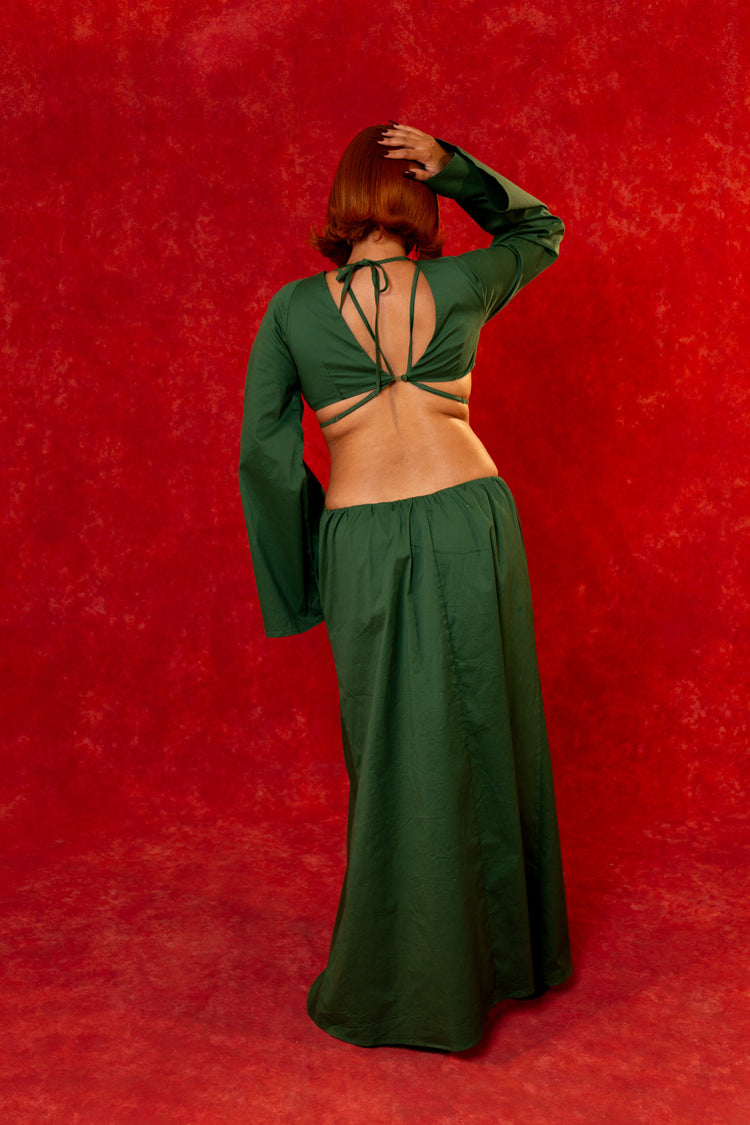 Daya CutOut Maxi Dress - Green