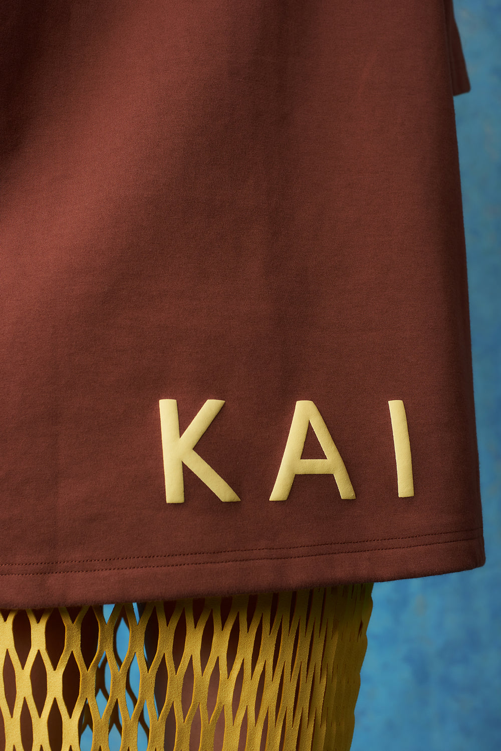 Kaili Oversized Cotton Logo Printed T-Shirt - Brown