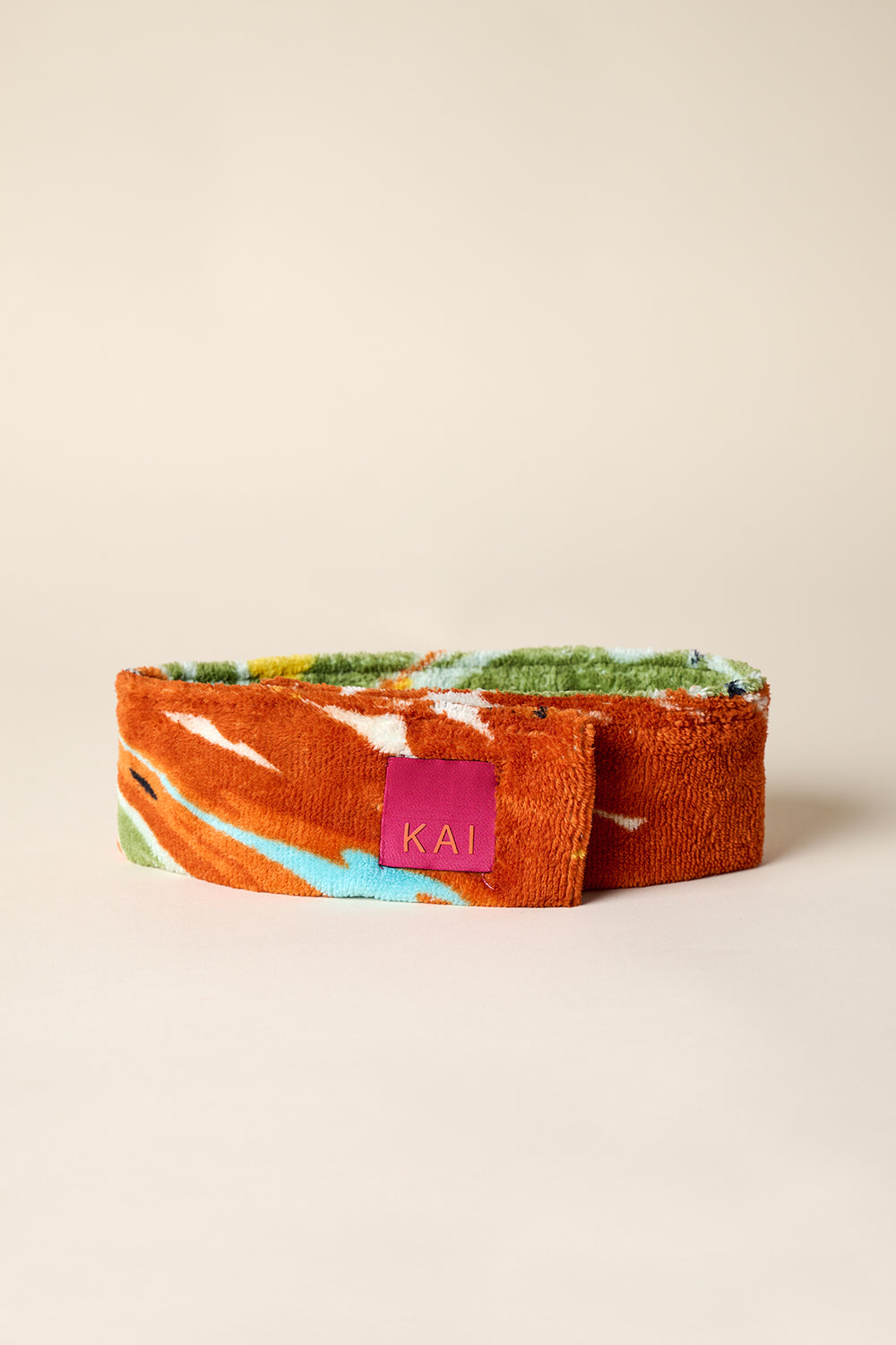 Gaia Printed Headband - Orange