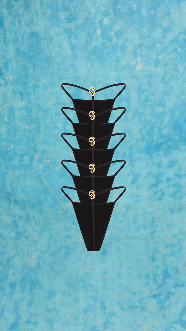 Kai Thongs - Multi pack - Black