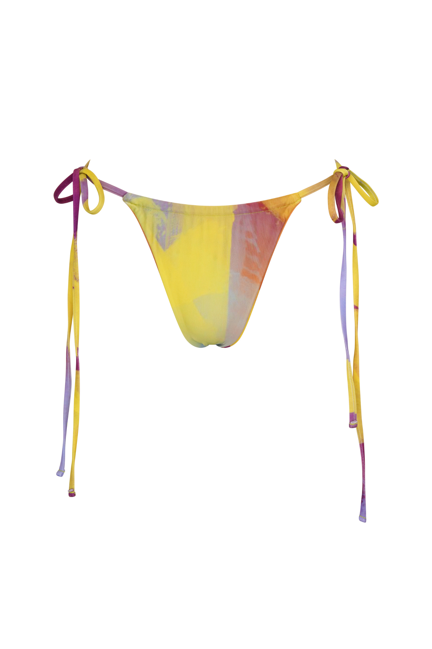 Kaikini String Printed Bikini Bottoms -  Ayo Print