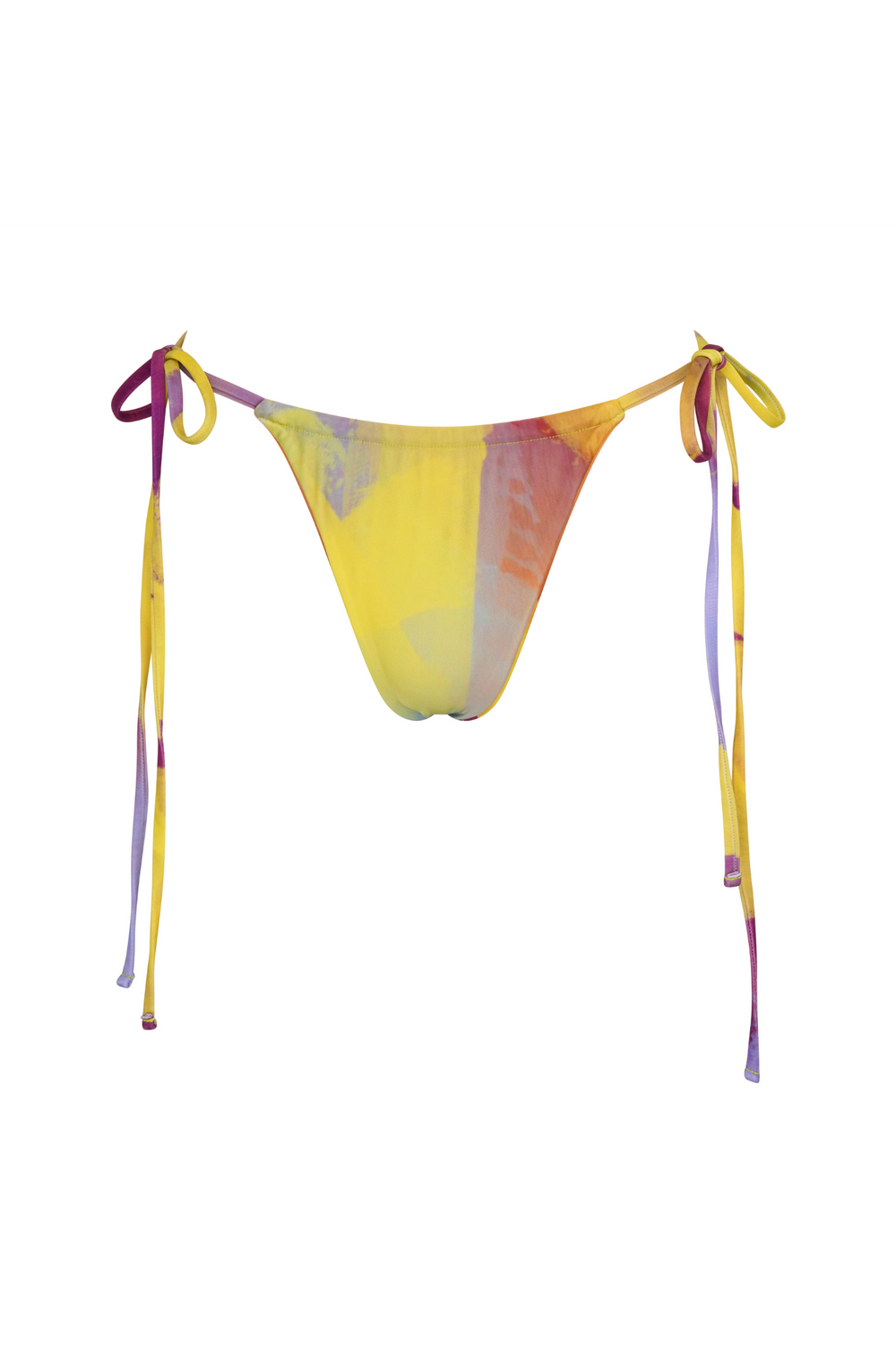 Kaikini String Printed Bikini Bottoms -  Ayo Print