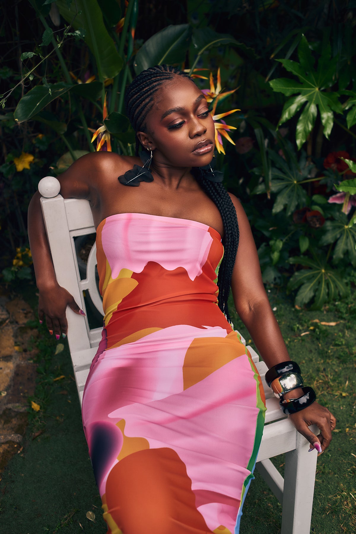 Strapless tube maxi dress Clearance