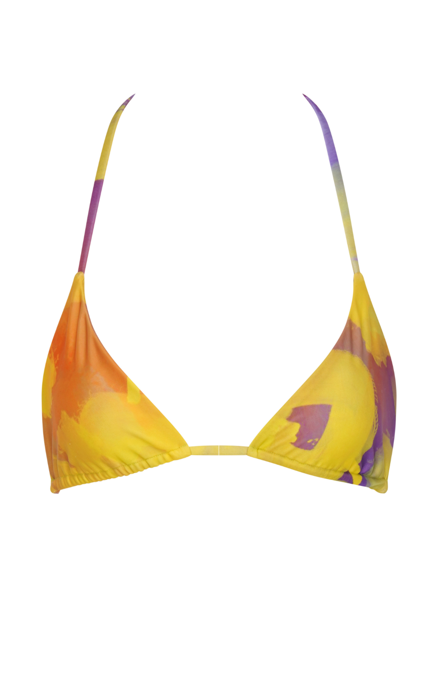 Kaikini String Printed Bikini Top - Ayo Print