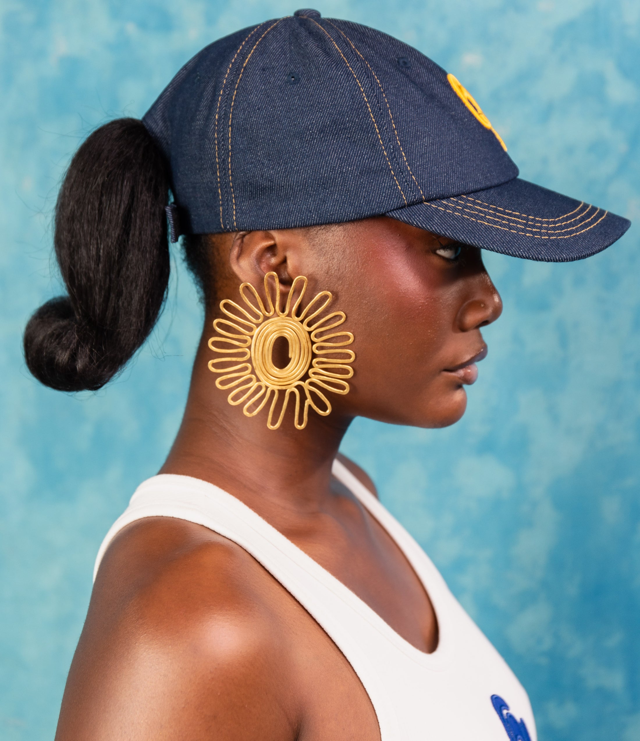Kai Denim Logo Embroidered Cap