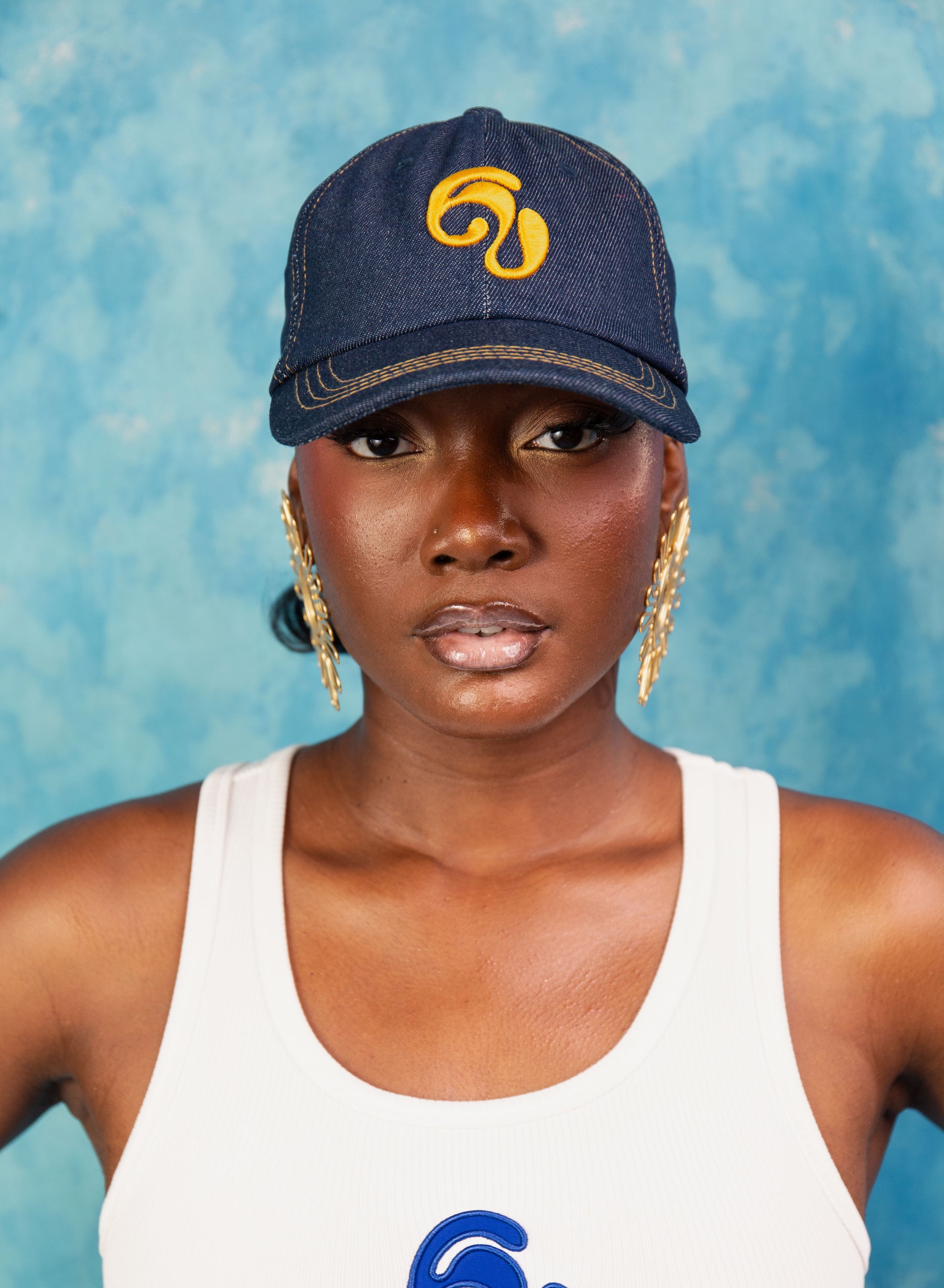 Kai Denim Logo Embroidered Cap