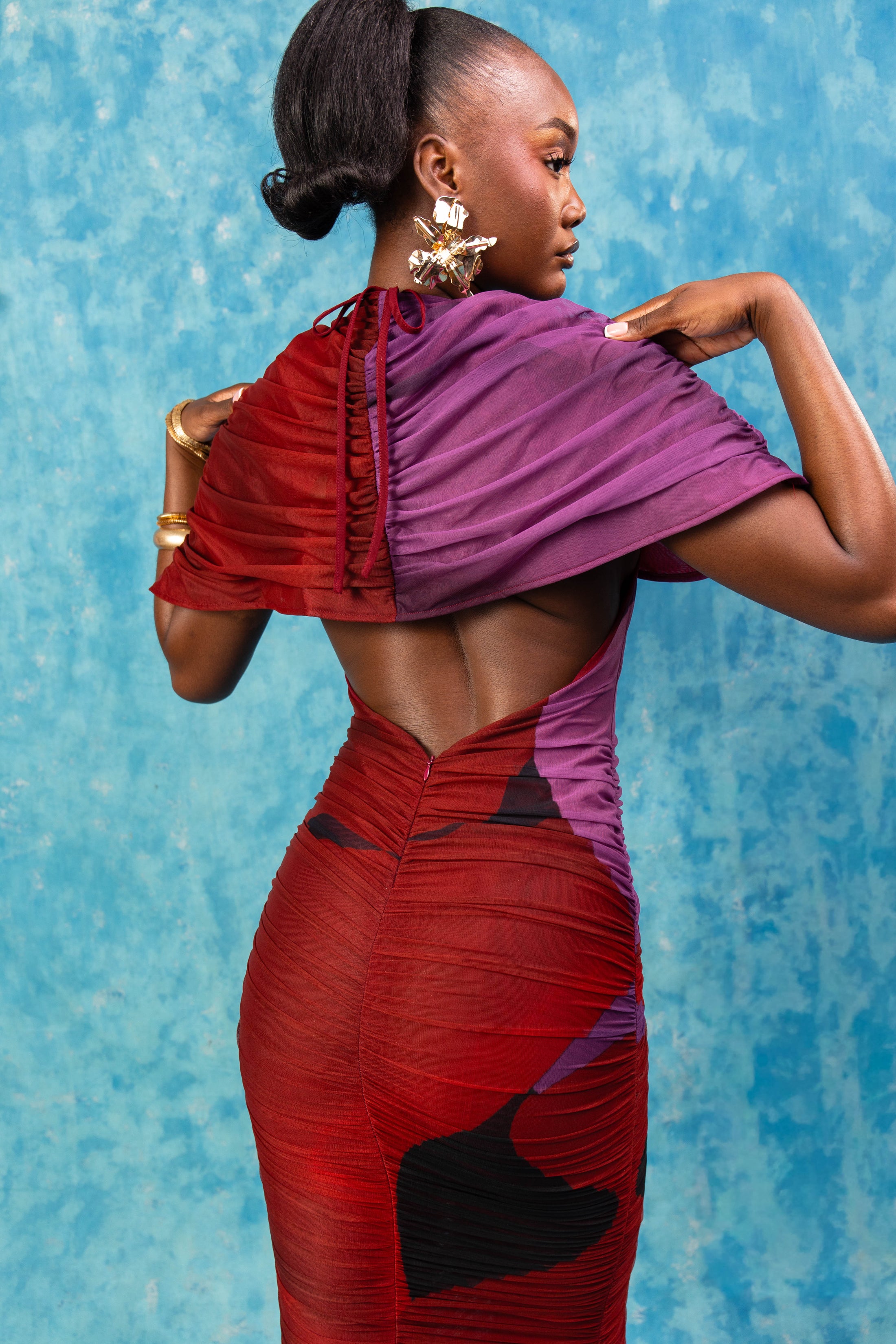 Amalia Print Maxi Dress - Ife Print