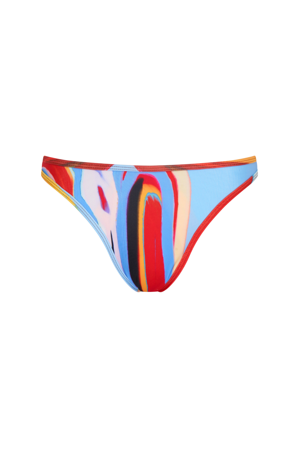 Kaikini Printed Bikini Bottoms - Isimi Print Blue